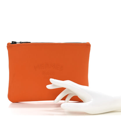 Hermes Neoprene Small Neobain Case Orange 2 of 6