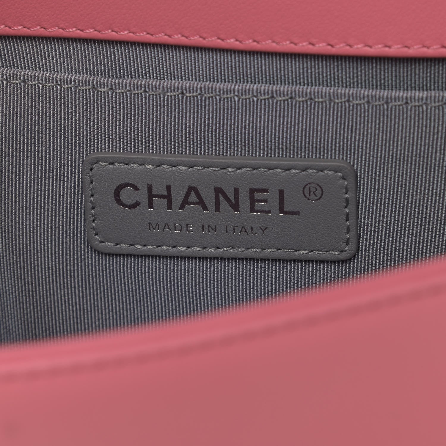 Chanel Calfskin Chevron Quilted Small Boy Flap Pink 6 of 10