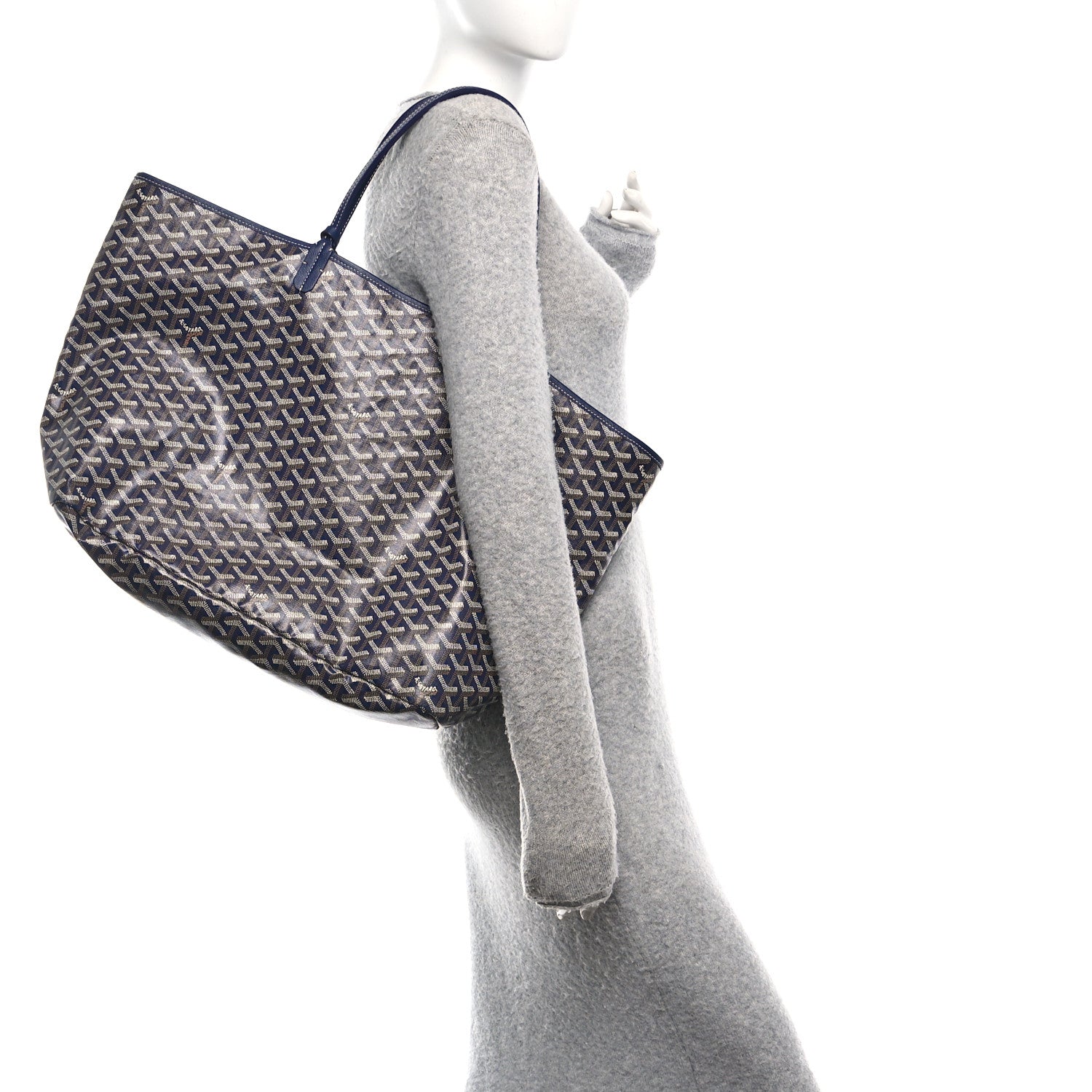 Goyard Goyardine Saint Louis GM Navy 2 of 11