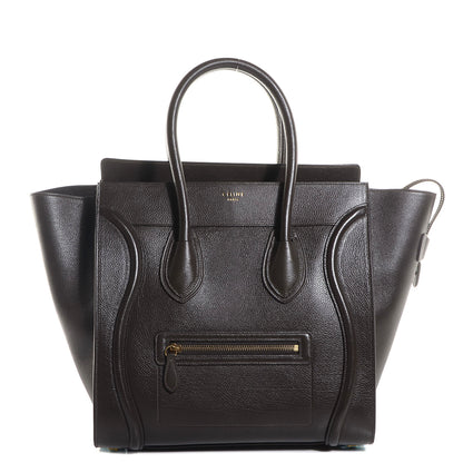 Celine Baby Calfskin Mini Luggage Anthracite 1 of 14