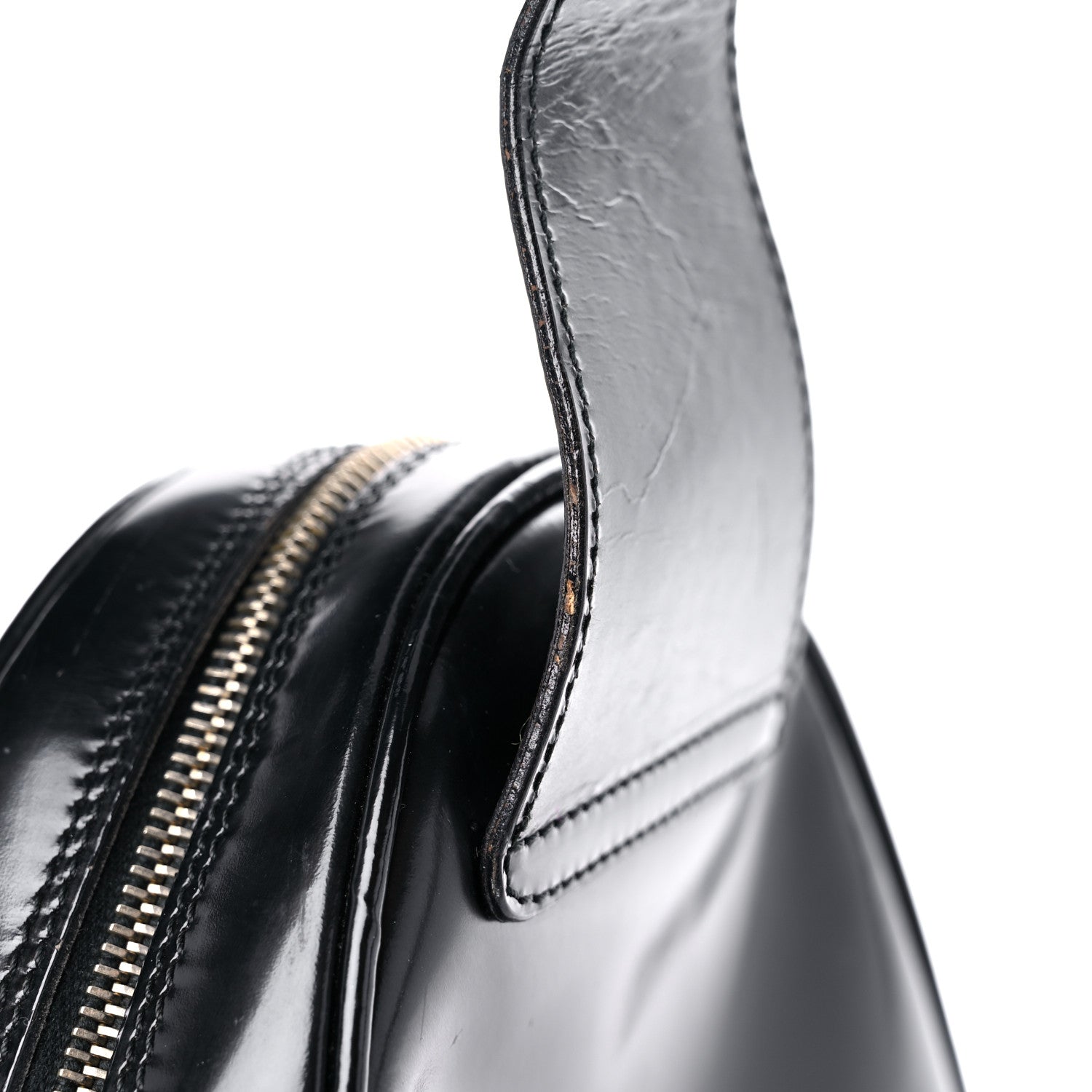 Gucci Patent Bamboo Backpack Sling Black 22 of 23
