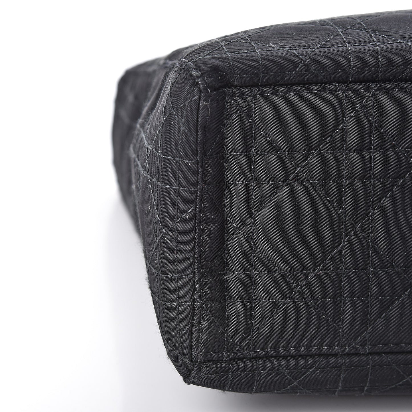 Nylon Cannage Large Lady Dior Black