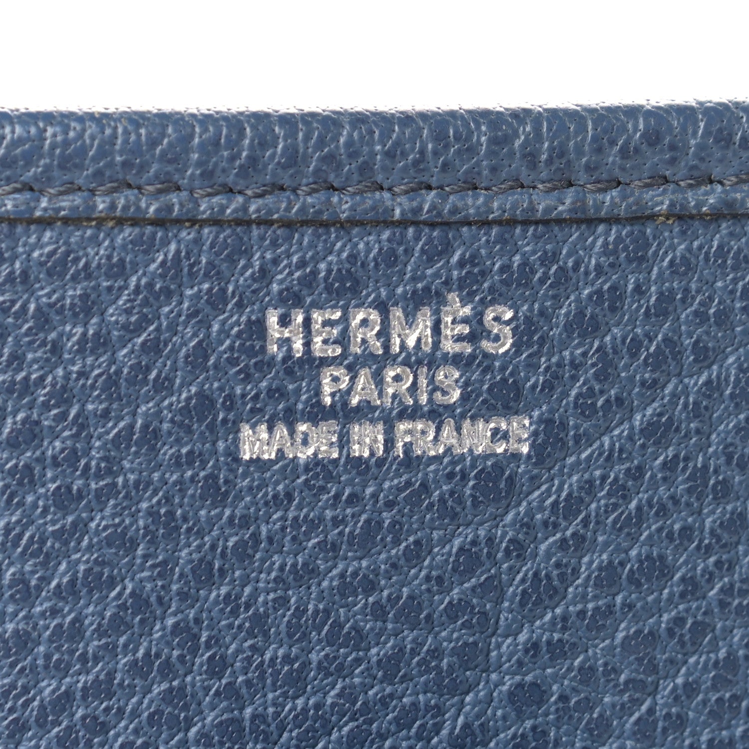 Hermes Buffle Skipper Evelyne PM Bleu Saphir 6 of 16