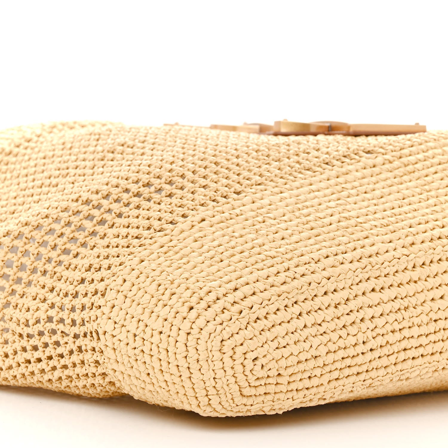 Saint Laurent Raffia Icare Shopping Tote Natural 13 of 14