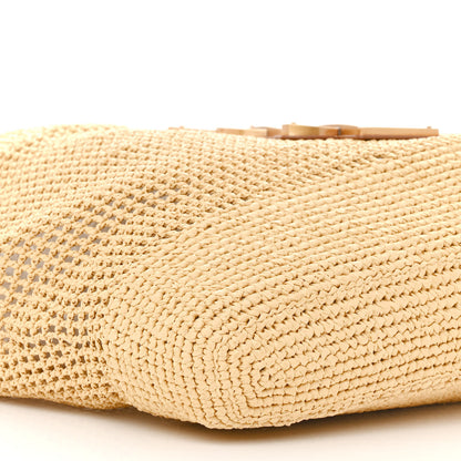 Saint Laurent Raffia Icare Shopping Tote Natural 13 of 14
