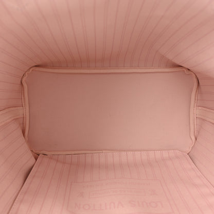 Louis Vuitton Damier Ebene Neo Neverfull MM Rose Ballerine 5 of 12
