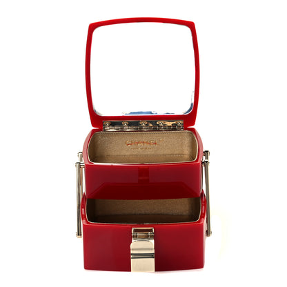 Chanel Plexiglass Evening in L'Atelier Minaudiere Jewelry Box Red 9 of 12