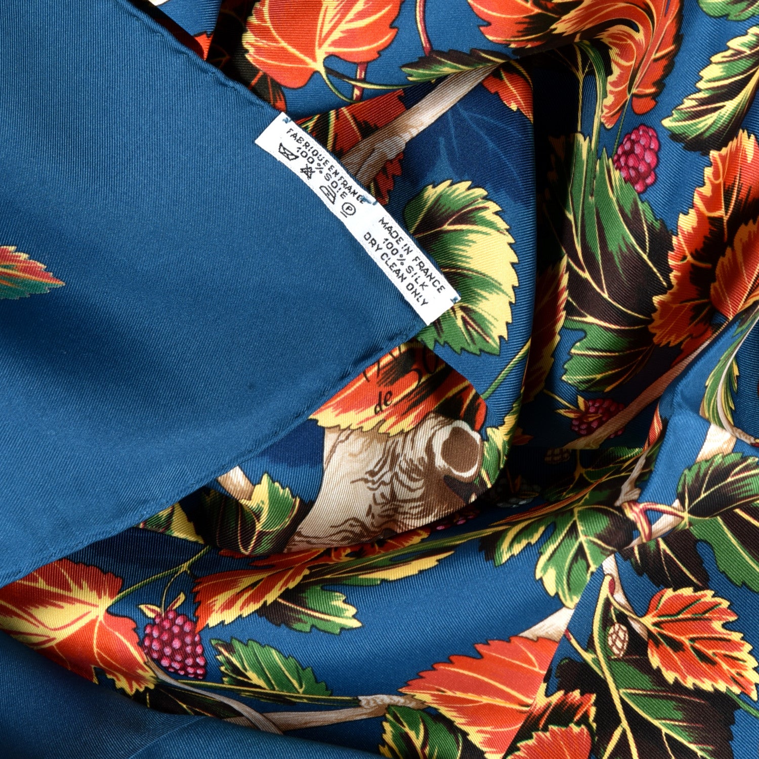 Hermes Silk L'Arbre de Soie Scarf 90 6 of 6