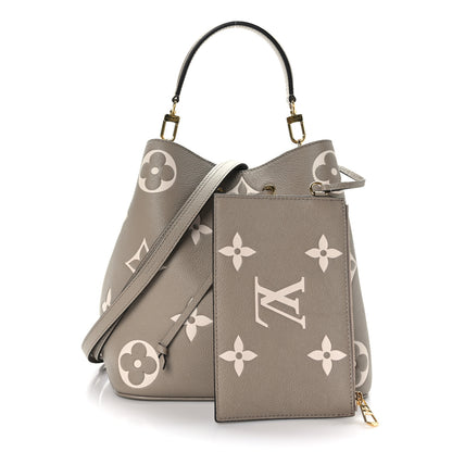 Louis Vuitton Empreinte Monogram Giant Neonoe MM Tourterelle Creme 3 of 11