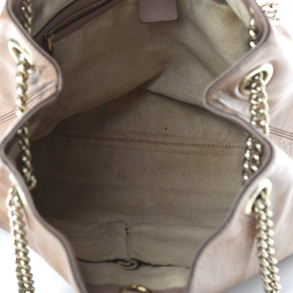 Gucci Patent Medium Soho Chain Shoulder Bag Dark Cipria 5 of 13