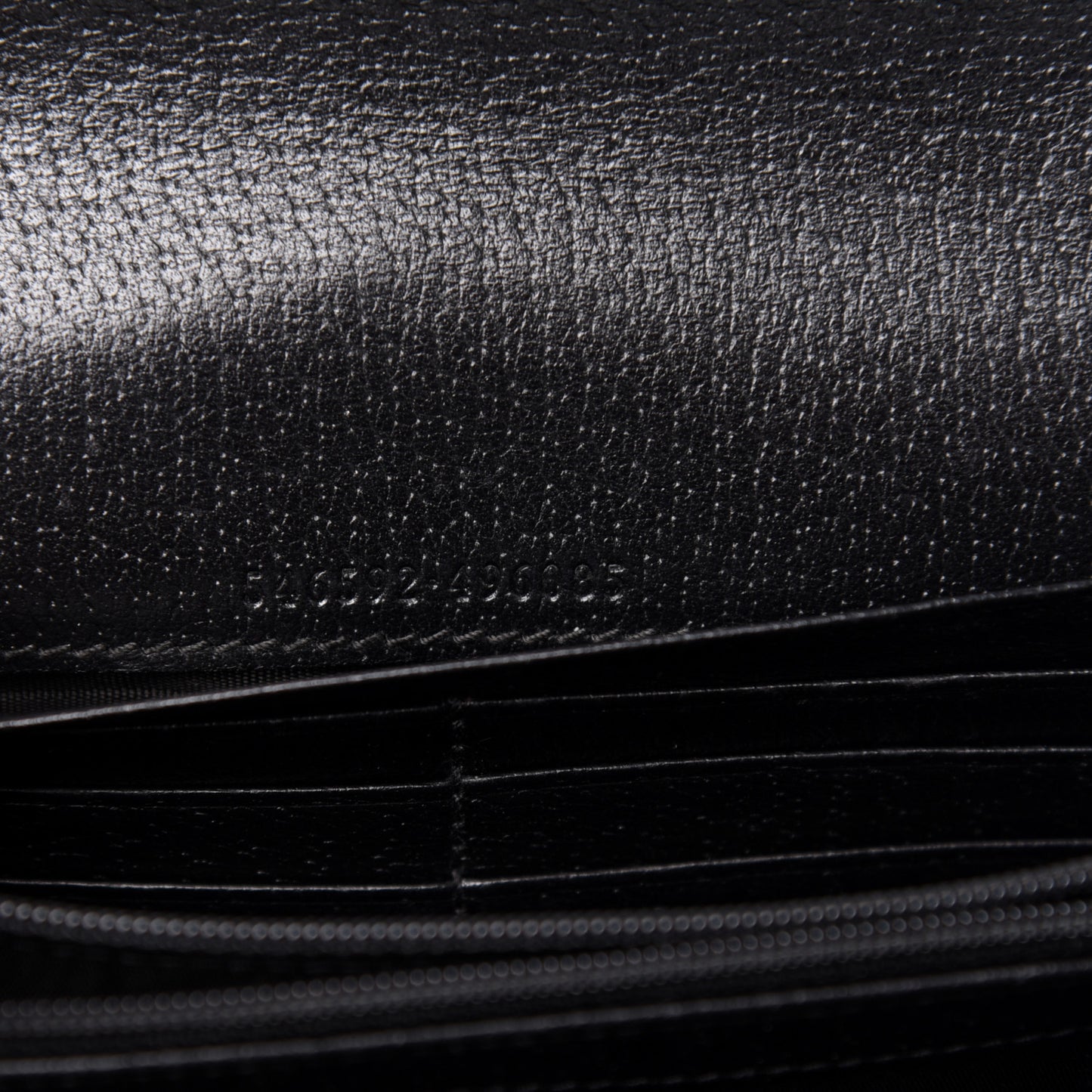 Calfskin Web Ophidia Wallet On Chain Black