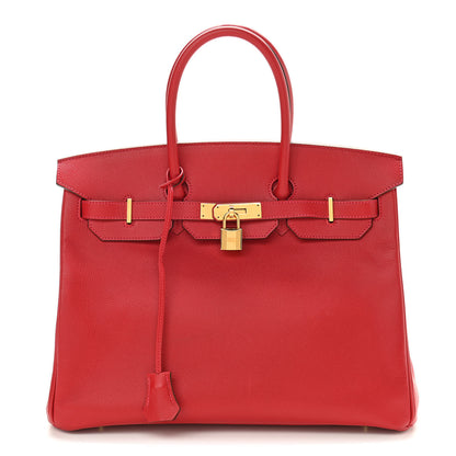 Hermes Epsom Birkin 35 Rouge Casaque 1 of 10