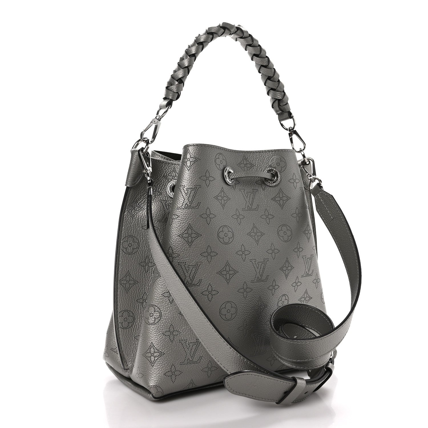 Louis Vuitton Metallic Mahina Muria Gris Souris 3 of 8