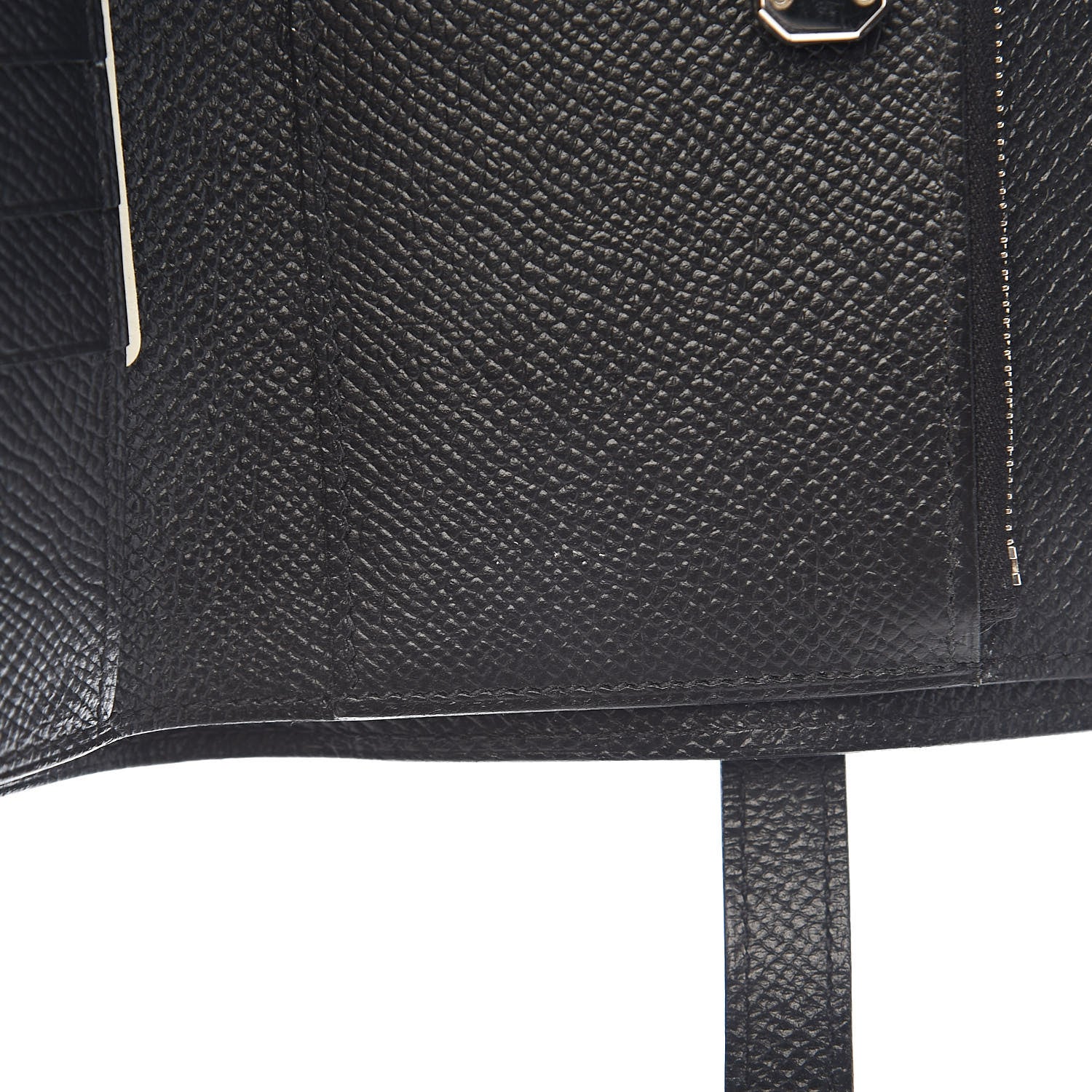 Hermes Epsom Medium Kelly Wallet Black 8 of 8