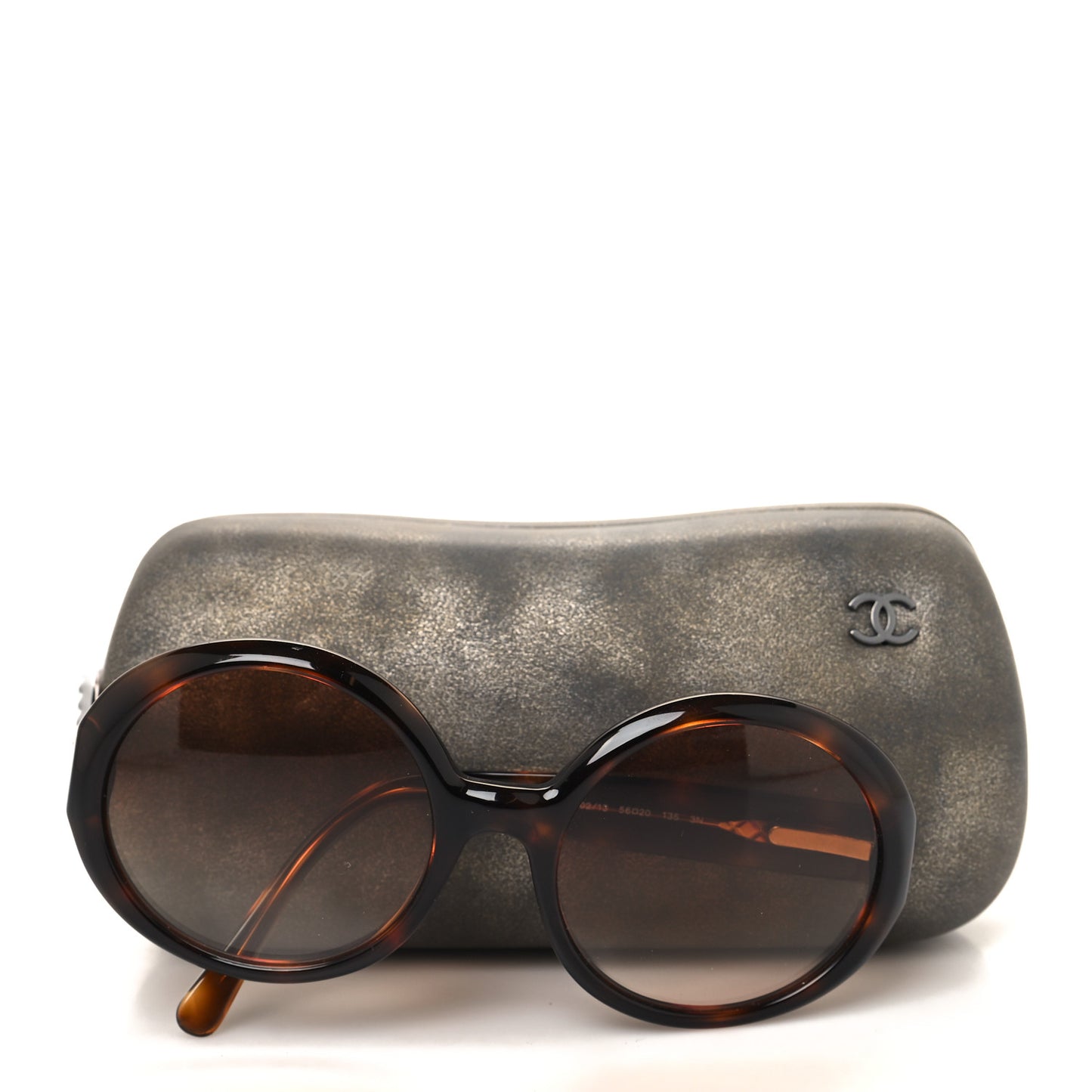 Quilted CC Mod Sunglasses 5120 Tortoise