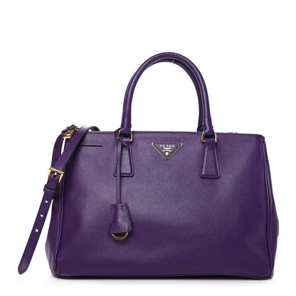 Prada Saffiano Medium Galleria Double Zip Tote Viola 1 of 5