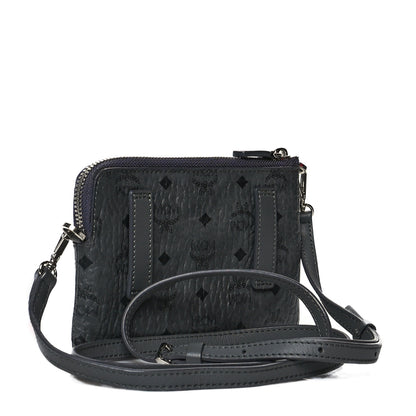 MCM Visetos Crossbody Tech Pouch Phantom Grey 3 of 11