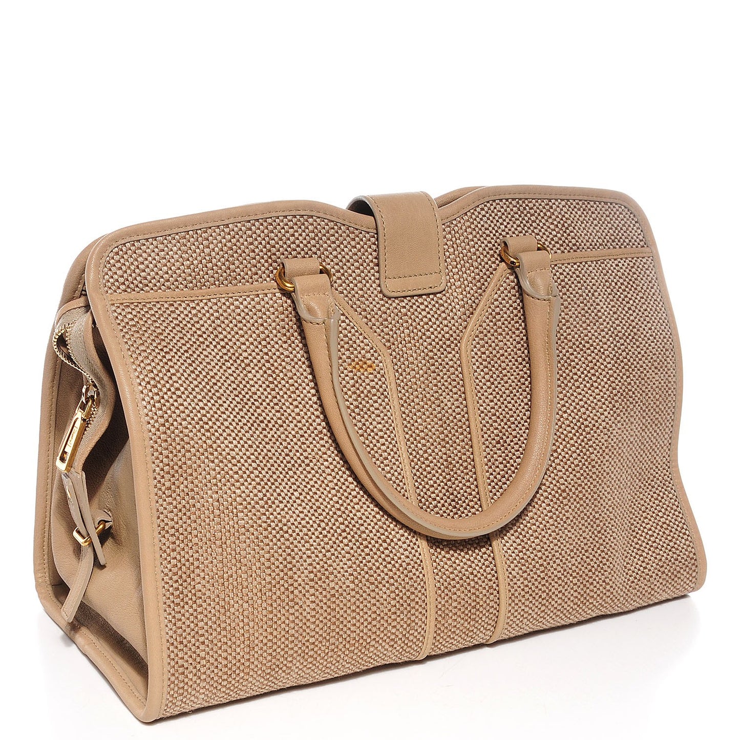 Sheepskin Straw Raffia Medium Cabas ChYc