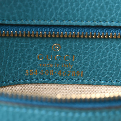 Gucci Dollar Calfskin Small Swing Tote Classic Marine Deep Cobalt 7 of 10