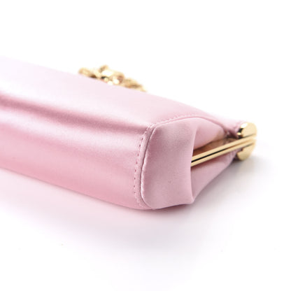 Dolce & Gabbana Satin Chain Clutch Pink 7 of 10