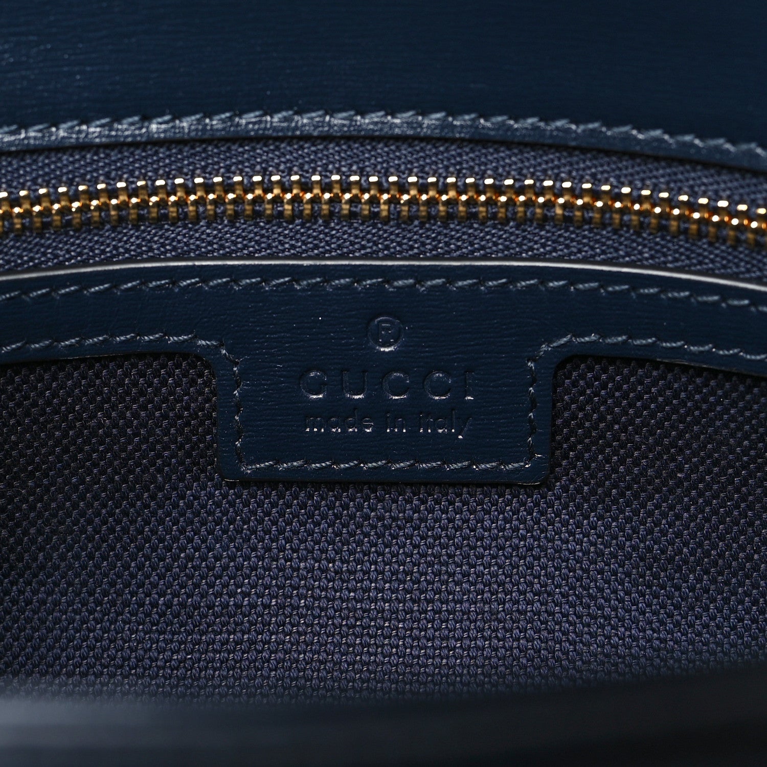 Gucci GG Monogram Denim Small Luce Shoulder Bag Blue 6 of 10