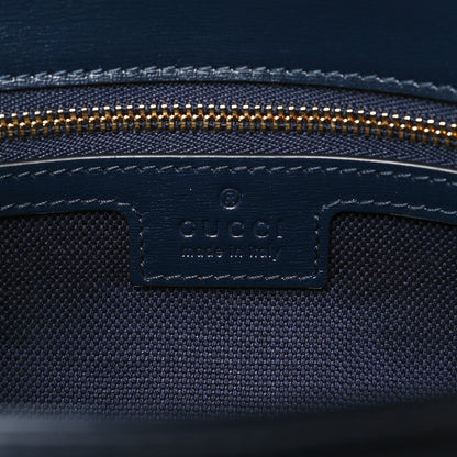 Gucci GG Monogram Denim Small Luce Shoulder Bag Blue 6 of 10