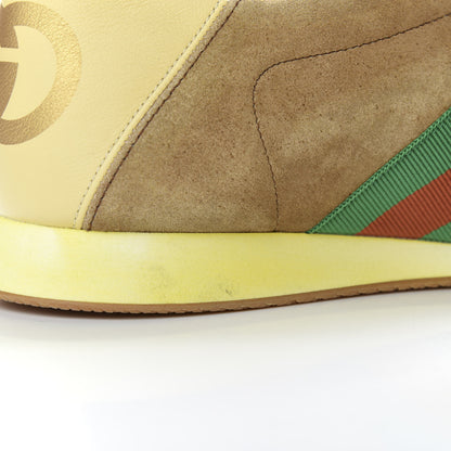 Gucci Suede Web Mens Rocket Sneakers 11 Nocciola Burro 12 of 13
