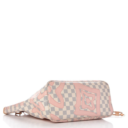 Louis Vuitton Damier Azur Tahitienne Neverfull MM 4 of 10