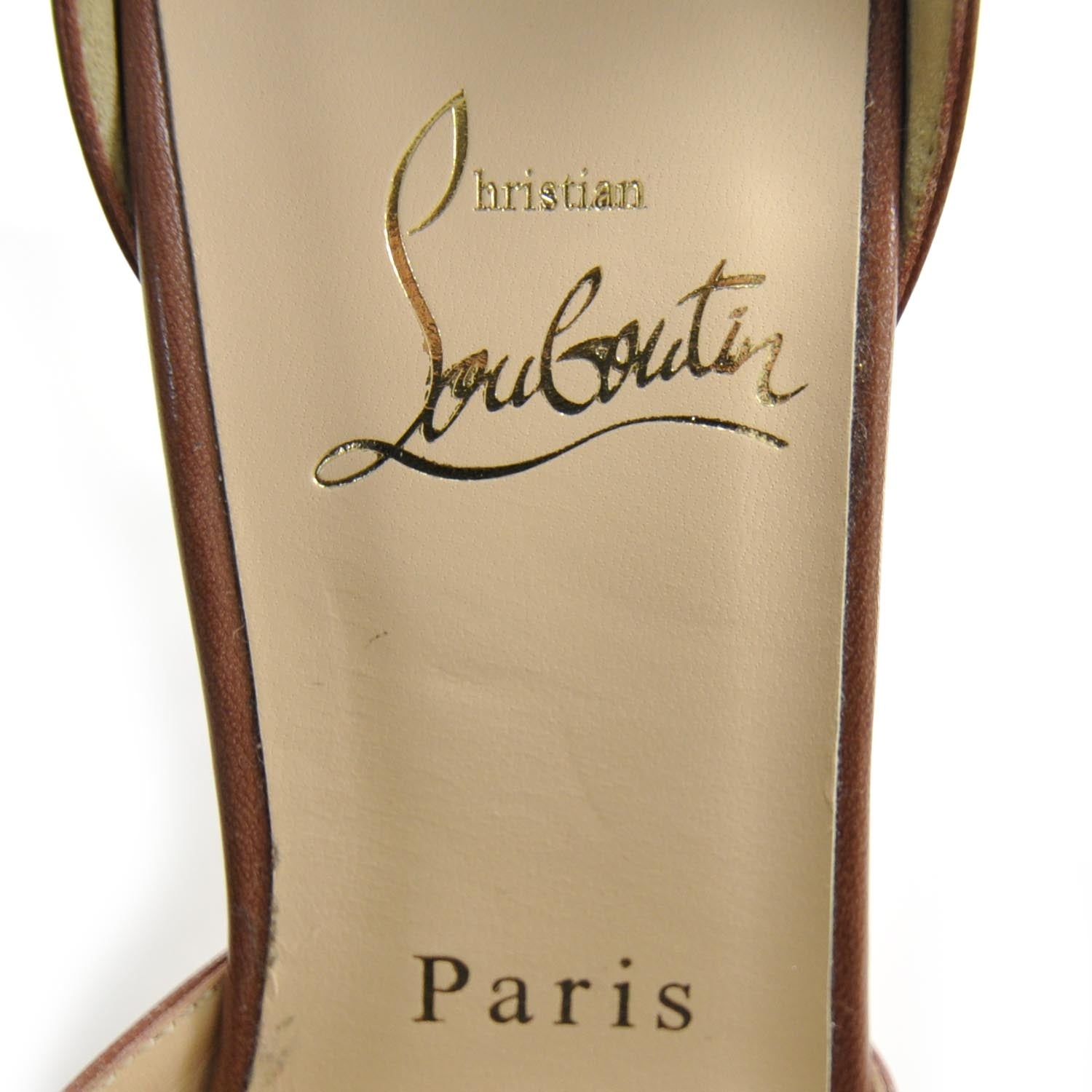 Christian Louboutin Leather Divi 70 Heels 37.5 7 of 7