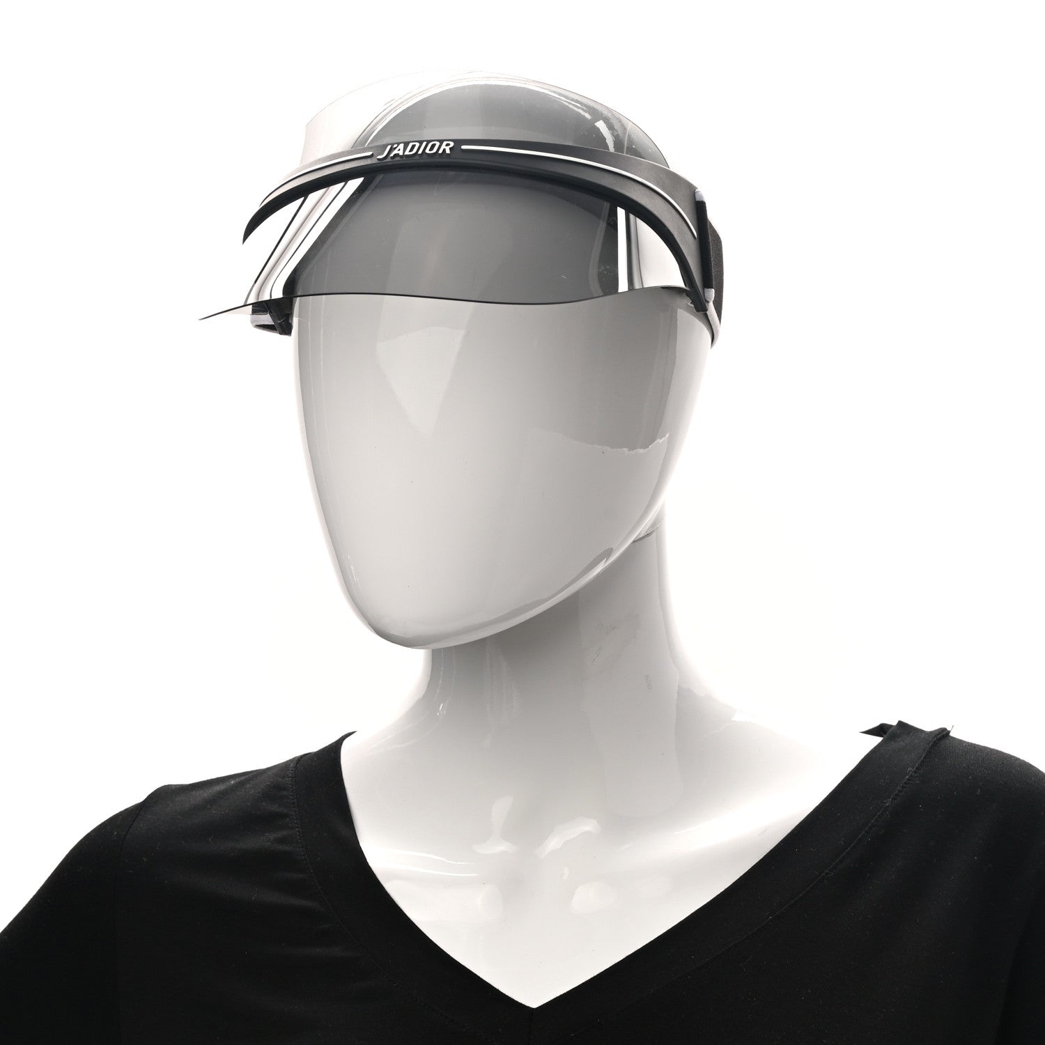 Christian Dior Mirrored DiorClub1 Sun Visor Black 2 of 8