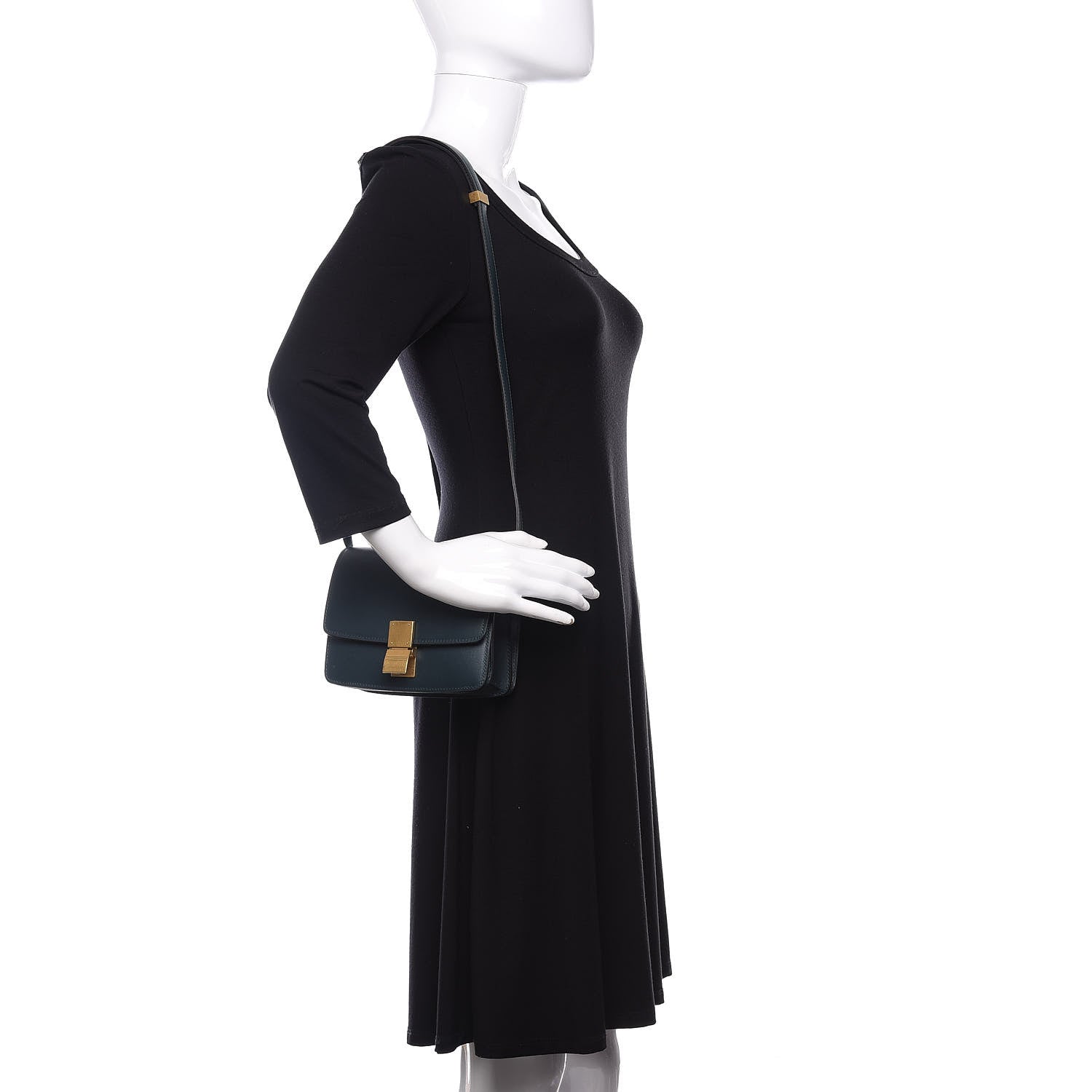 Celine Box Calfskin Small Classic Box Flap Bag Amazone 2 of 9
