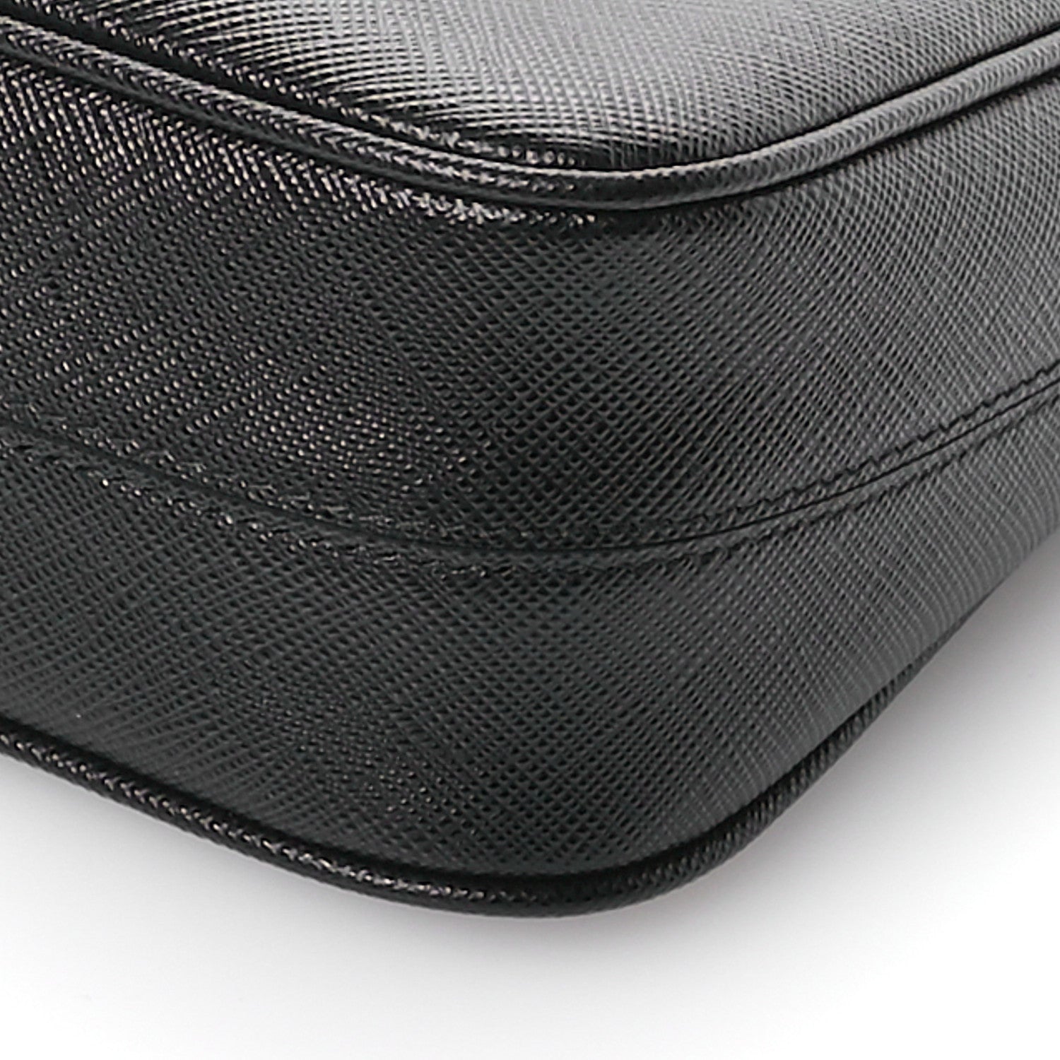 Prada Saffiano Lux Re-Edition 2005 Shoulder Bag Black 11 of 11