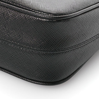 Prada Saffiano Lux Re-Edition 2005 Shoulder Bag Black 11 of 11