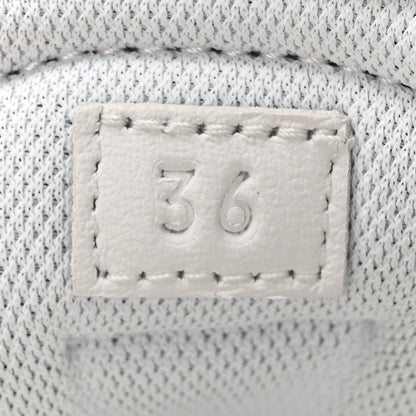 Hermes Suede Goatskin Jet Sneakers 36 Gris Arctique Blanc 8 of 9