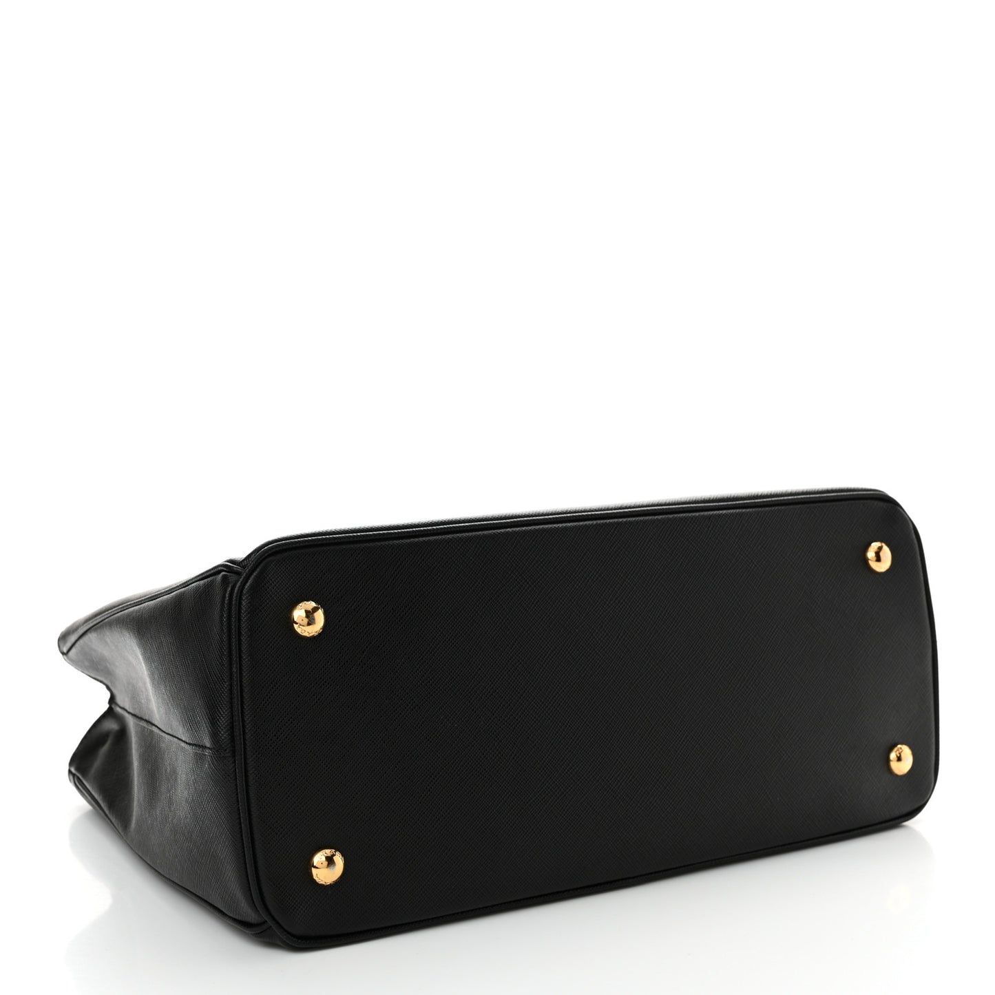 Saffiano Lux Medium Tote Black