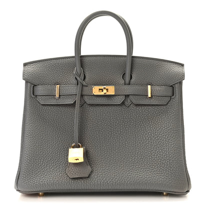 Hermes Togo Birkin 25 Etain 1 of 12