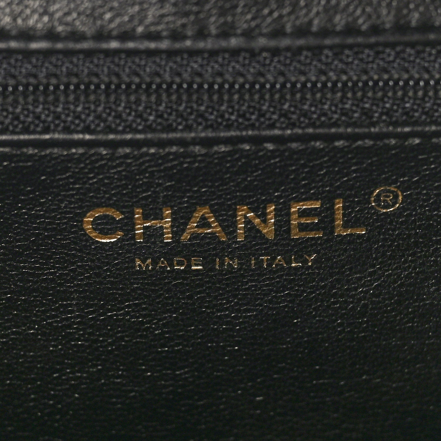 Chanel Caviar Quilted Large CC Filigree Vanity Case  Navy Black 6 of 10