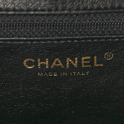 Chanel Caviar Quilted Large CC Filigree Vanity Case  Navy Black 6 of 10