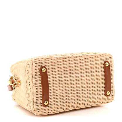 Louis Vuitton Rattan Calfskin Capucines BB Tan 4 of 10