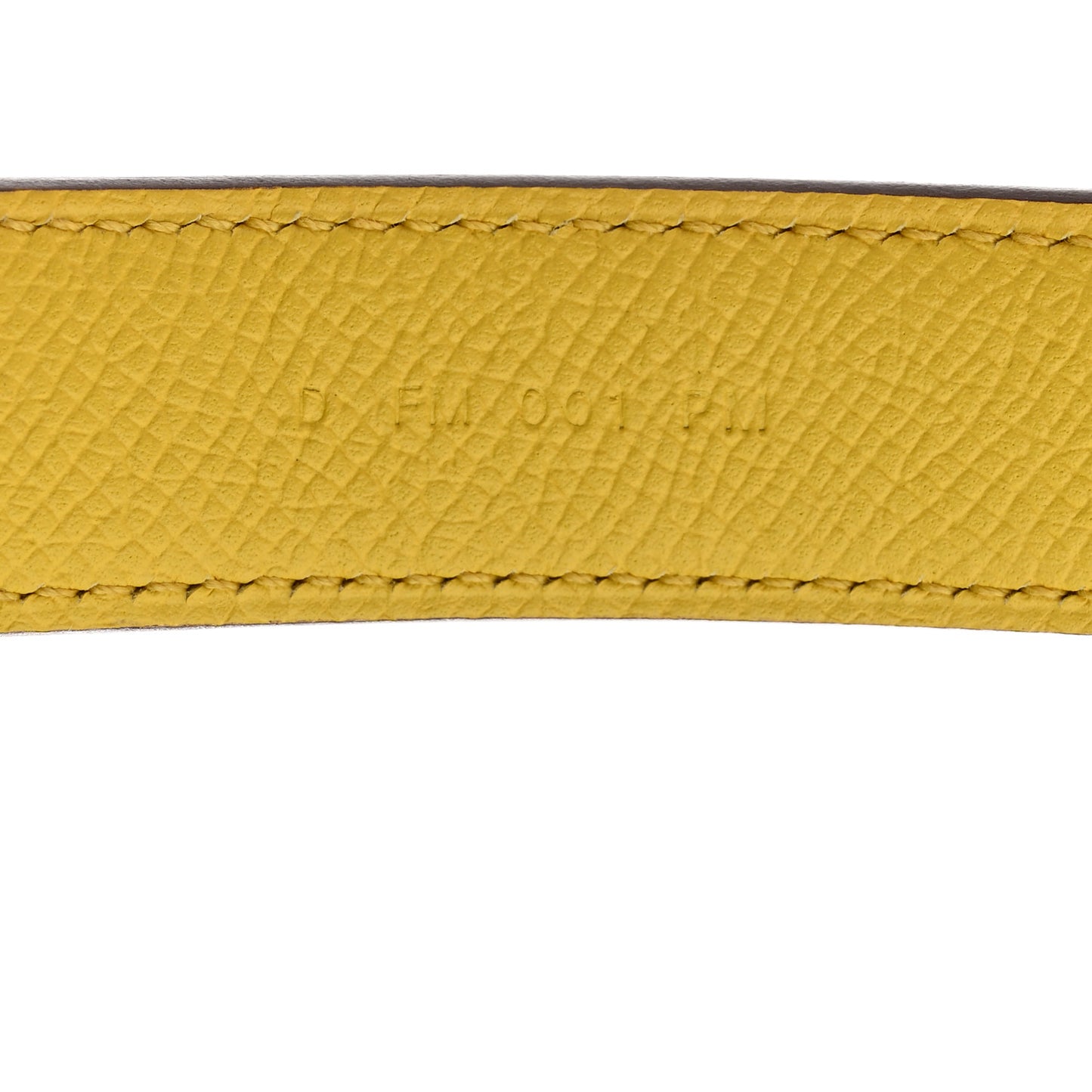 Epsom 25mm Hexagone Tressage Shoulder Strap Rouge H Jaune De Naples Gold