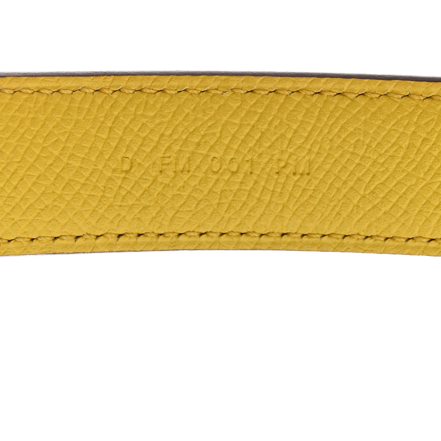 Hermes Epsom 25mm Hexagone Tressage Shoulder Strap Rouge H Jaune De Naples Gold 4 of 6