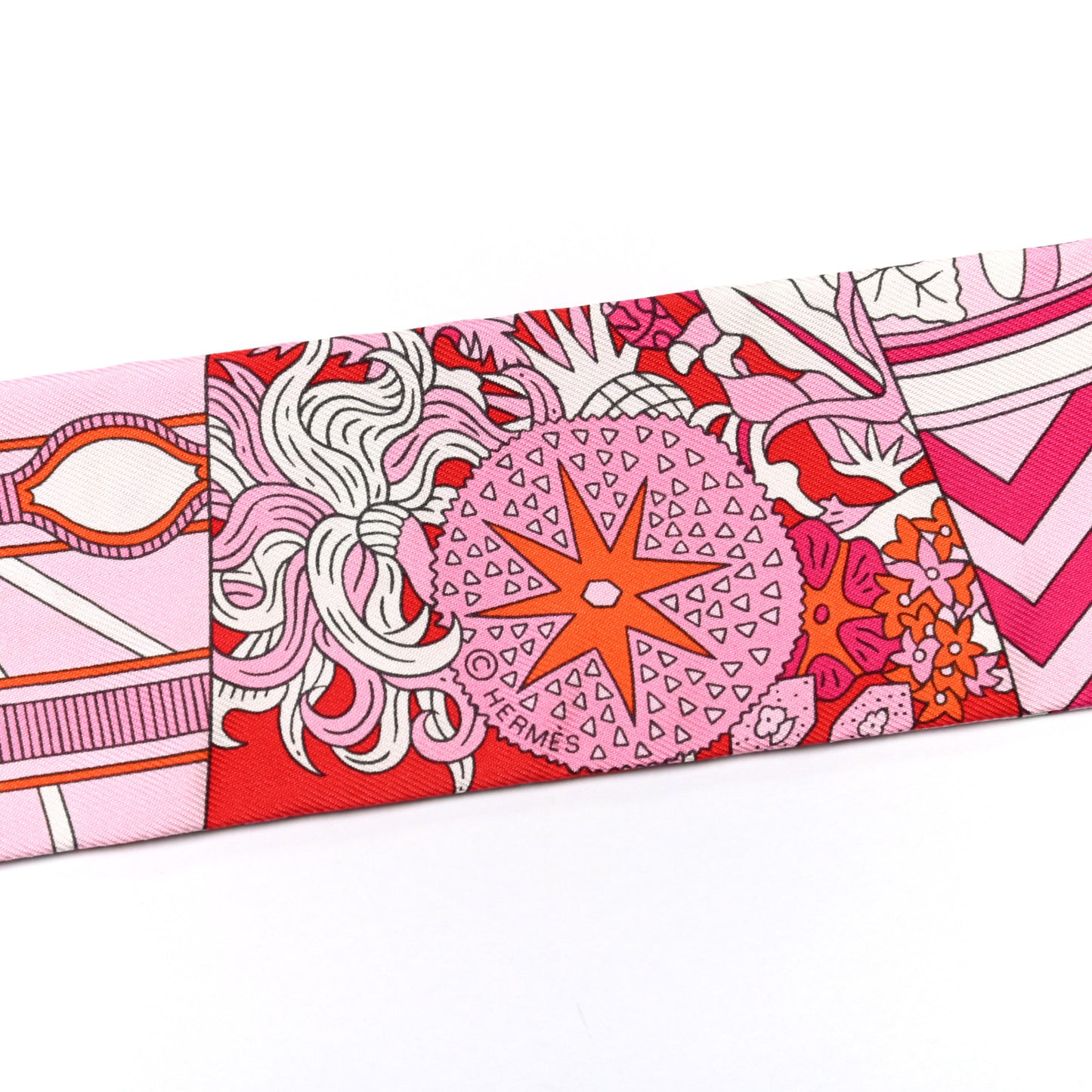 Silk De l'Ombrelle Aux Duels Twilly Fuchsia Rose Pale
