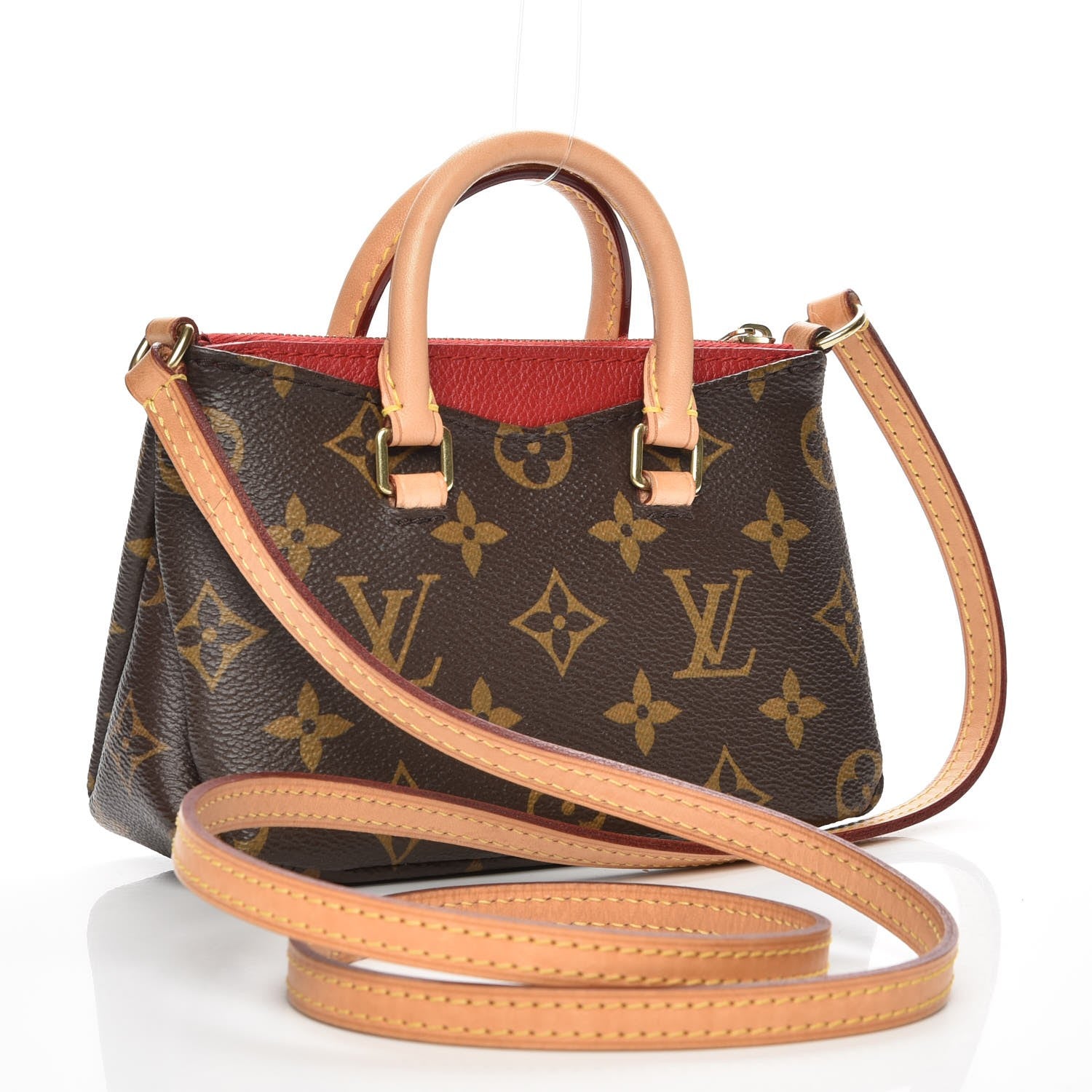 Louis Vuitton Monogram Nano Pallas Cherry 3 of 8