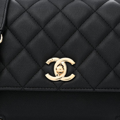Chanel Caviar Quilted Medium Business Affinity Flap Black 8 of 10