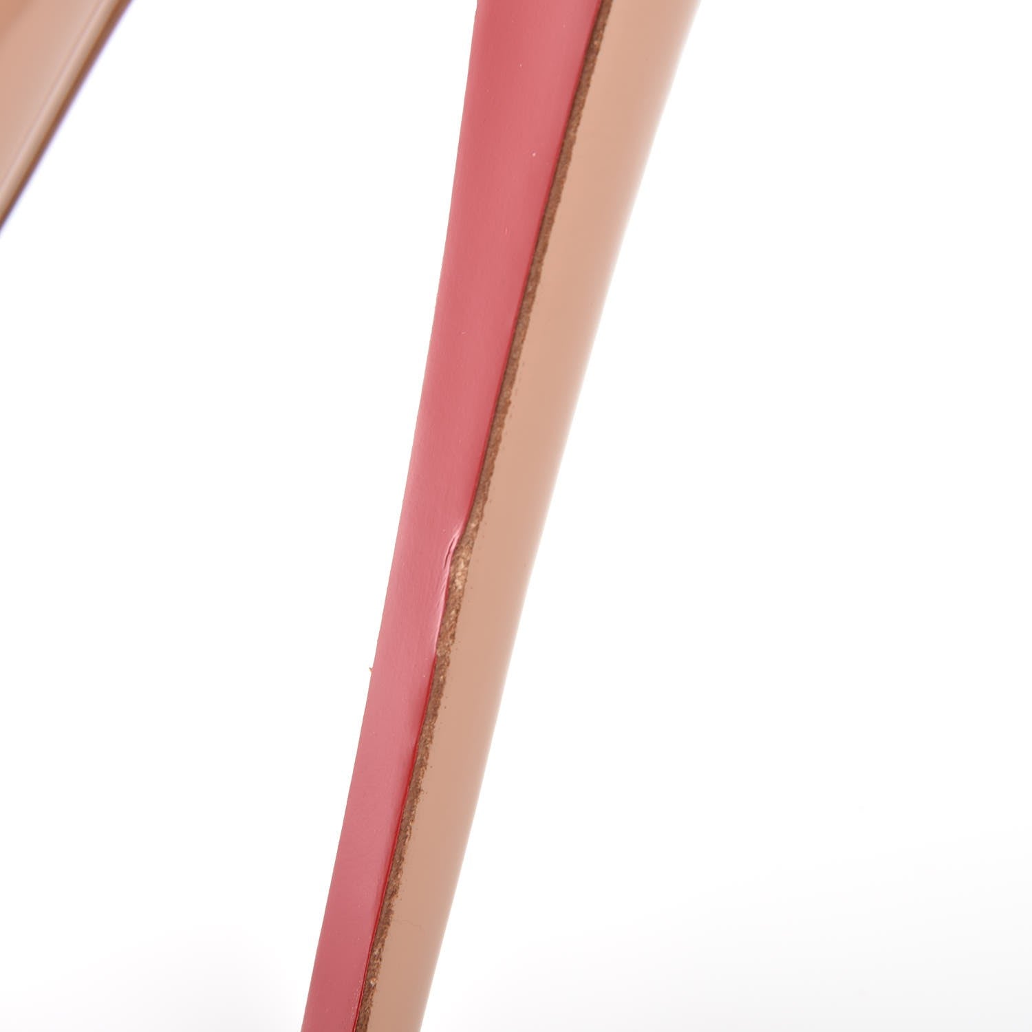 Christian Louboutin Patent Lady Peep Sling 150 Pumps 39.5 Nude 8 of 10