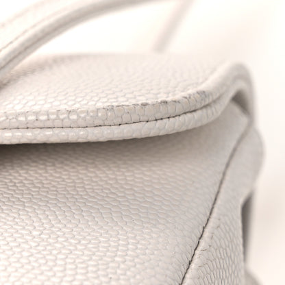 Chanel Shiny Caviar Mini Preppy Coco Shoulder Bag White 10 of 14