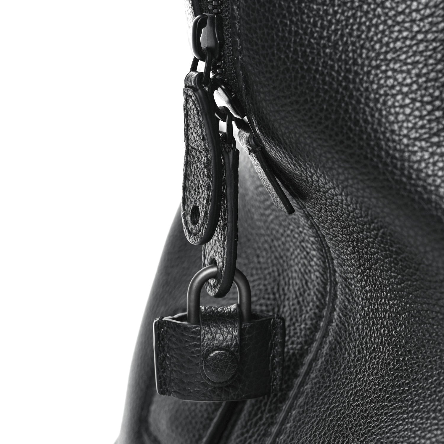 Balenciaga Calfskin LED Logo Large Projector Top Handle Black 13 of 13