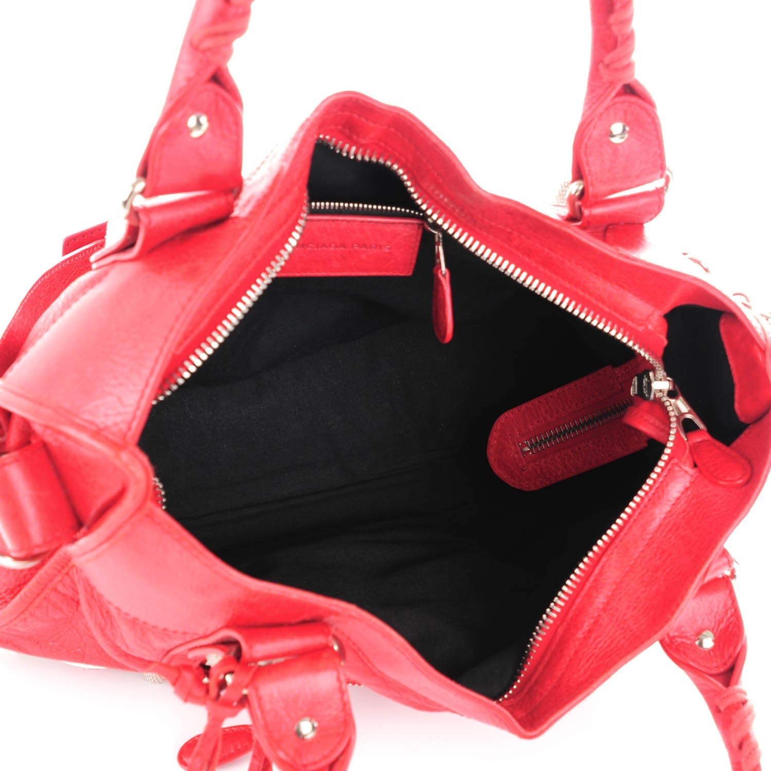 Balenciaga Agneau Giant 21 Silver Hardware City Rouge Coquelicot 6 of 8