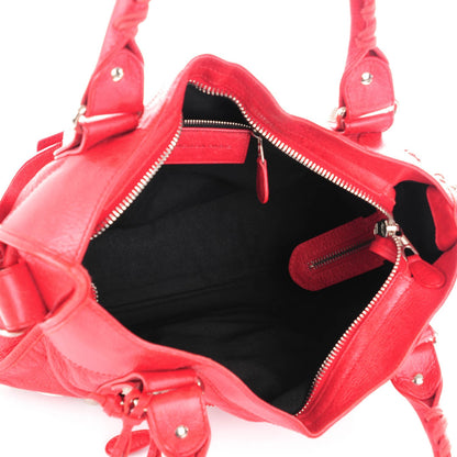 Balenciaga Agneau Giant 21 Silver Hardware City Rouge Coquelicot 6 of 8