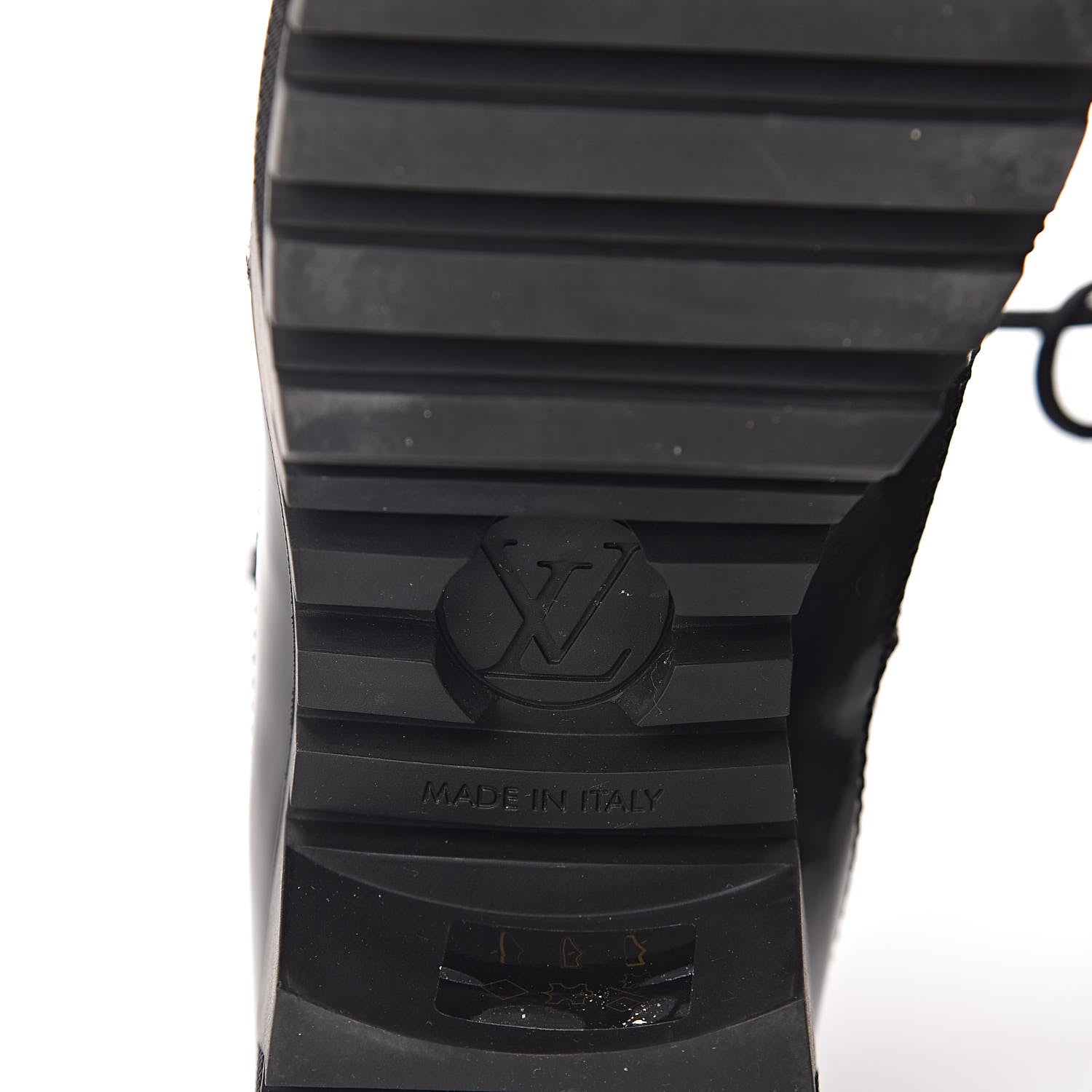 Louis Vuitton Suede Calfskin Monogram Checkpoint Platform Desert Boots 41 Black 7 of 9